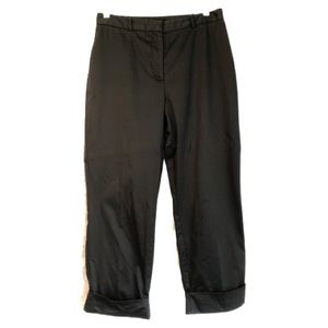 The Limited Black Cropped Capri Pant with Cuff